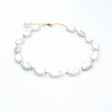 Large Keishi Pearl Choker - White Freshwater Pearl Necklace