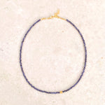 Make a Wish Necklace - Gemstone Necklace with Gold Vermeil Beads