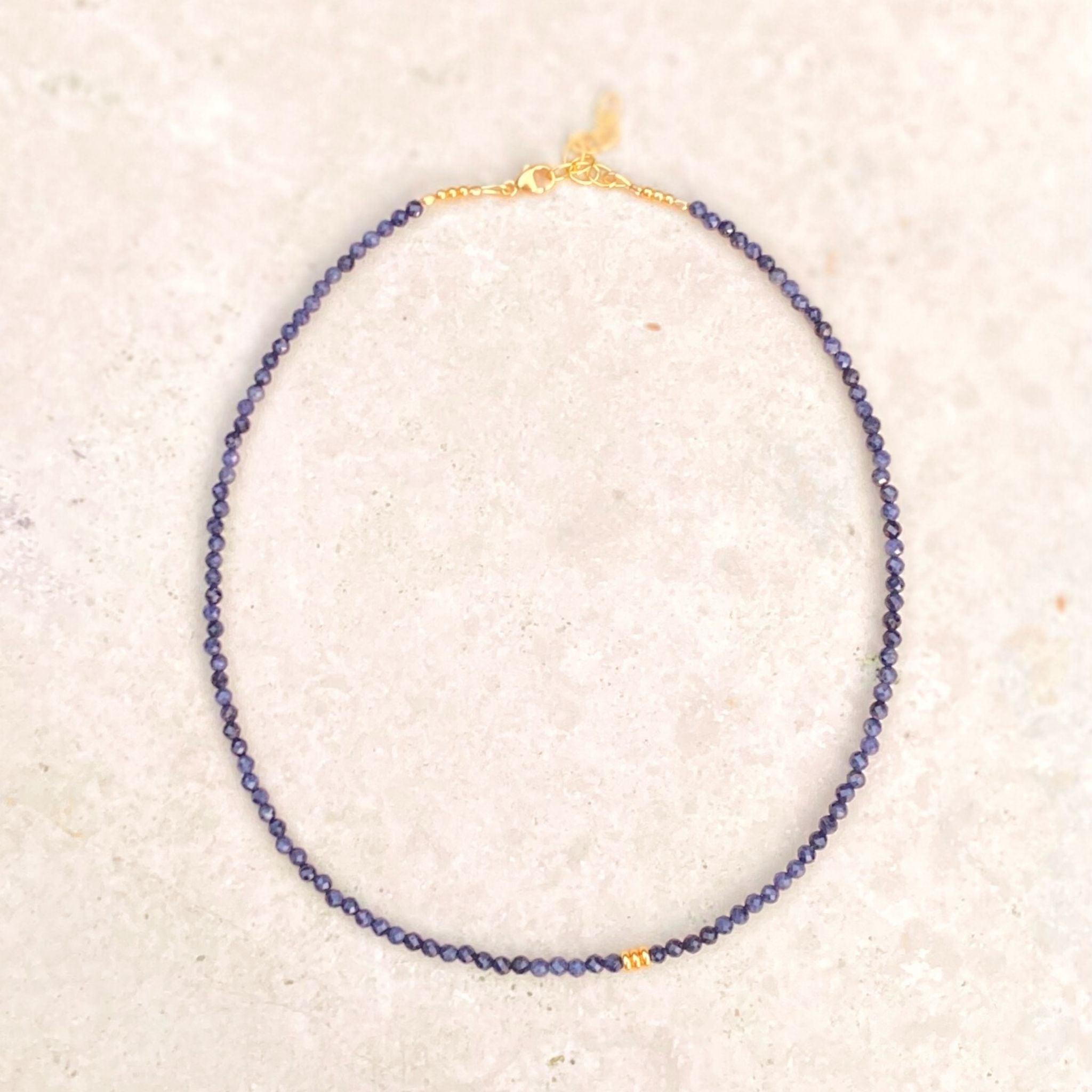 Make a Wish Necklace - Gemstone Necklace with Gold Vermeil Beads