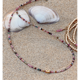 Make a Wish Necklace - Gemstone Necklace with Gold Vermeil Beads