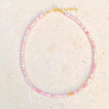 Make a Wish Necklace - Gemstone Necklace with Gold Vermeil Beads