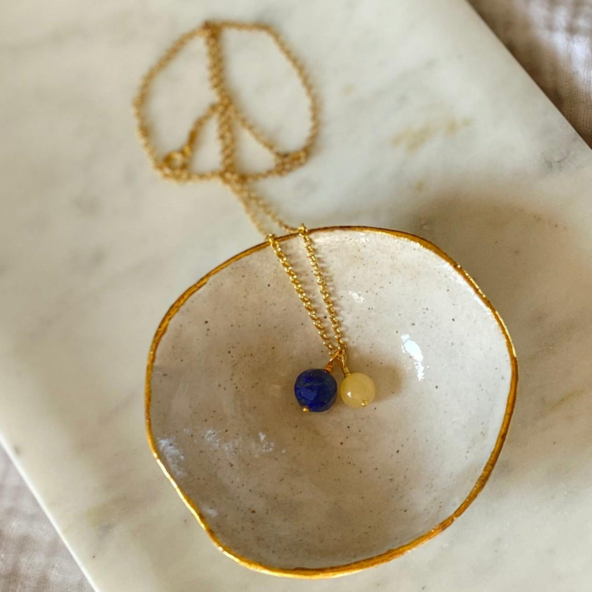 Charity Necklace in Support of Humanitarian Aid to Ukraine -Peace Necklace