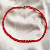 Pop of Colour - Short Beaded Gemstone Necklace at