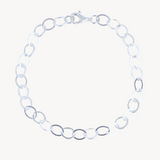 Ripples Bracelet - Big Link Silver Bracelet