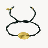 SUN RAY HAMMERED DISC BRACELET