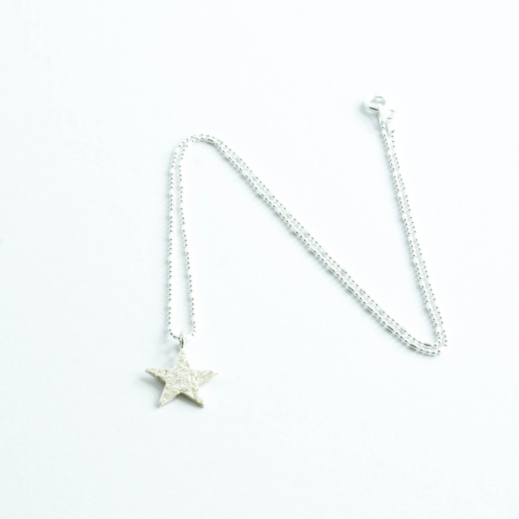 Shine Bright Necklace - Sterling Silver Star Pendant Necklace