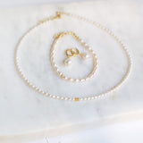 Gorgeous Freshwater Pearl Jewellery Gift Set with Earrings - Make a Wish