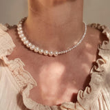 Contemporary Pearl Necklace - Life in Balance
