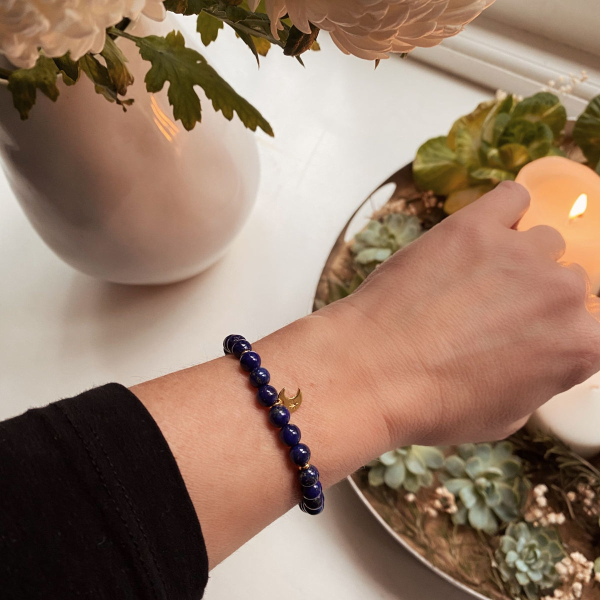 Midnight - Lapis Lazuli and Gold Vermeil Bracelet